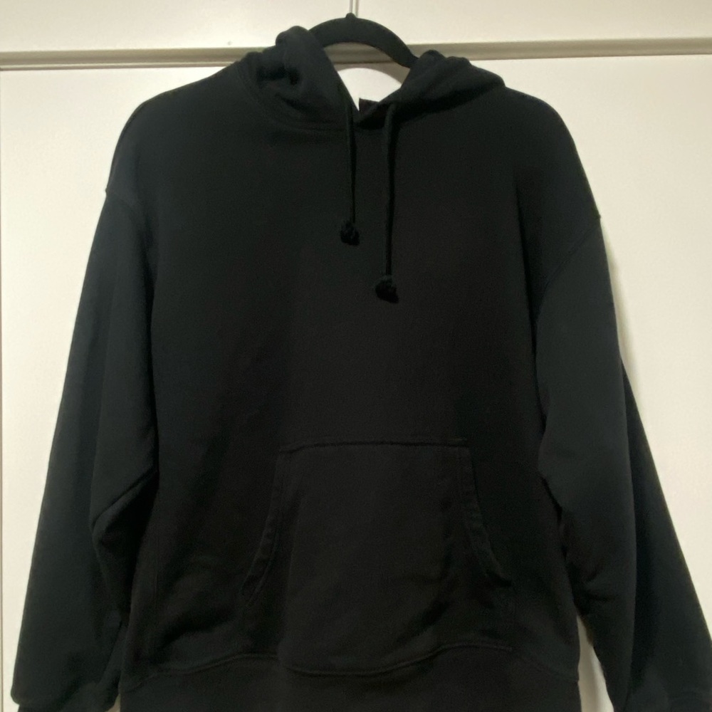 TNA Black Pullover Sweatshirt Hoodie - AiryAF Fleece